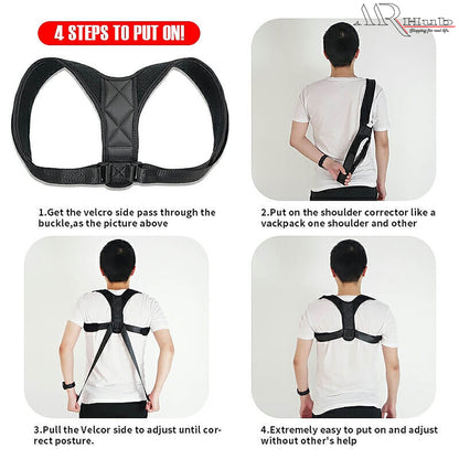 SN-660 Posture Corrector Shoulder & Back Support Belt
