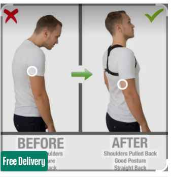 SN-660 Posture Corrector Shoulder & Back Support Belt