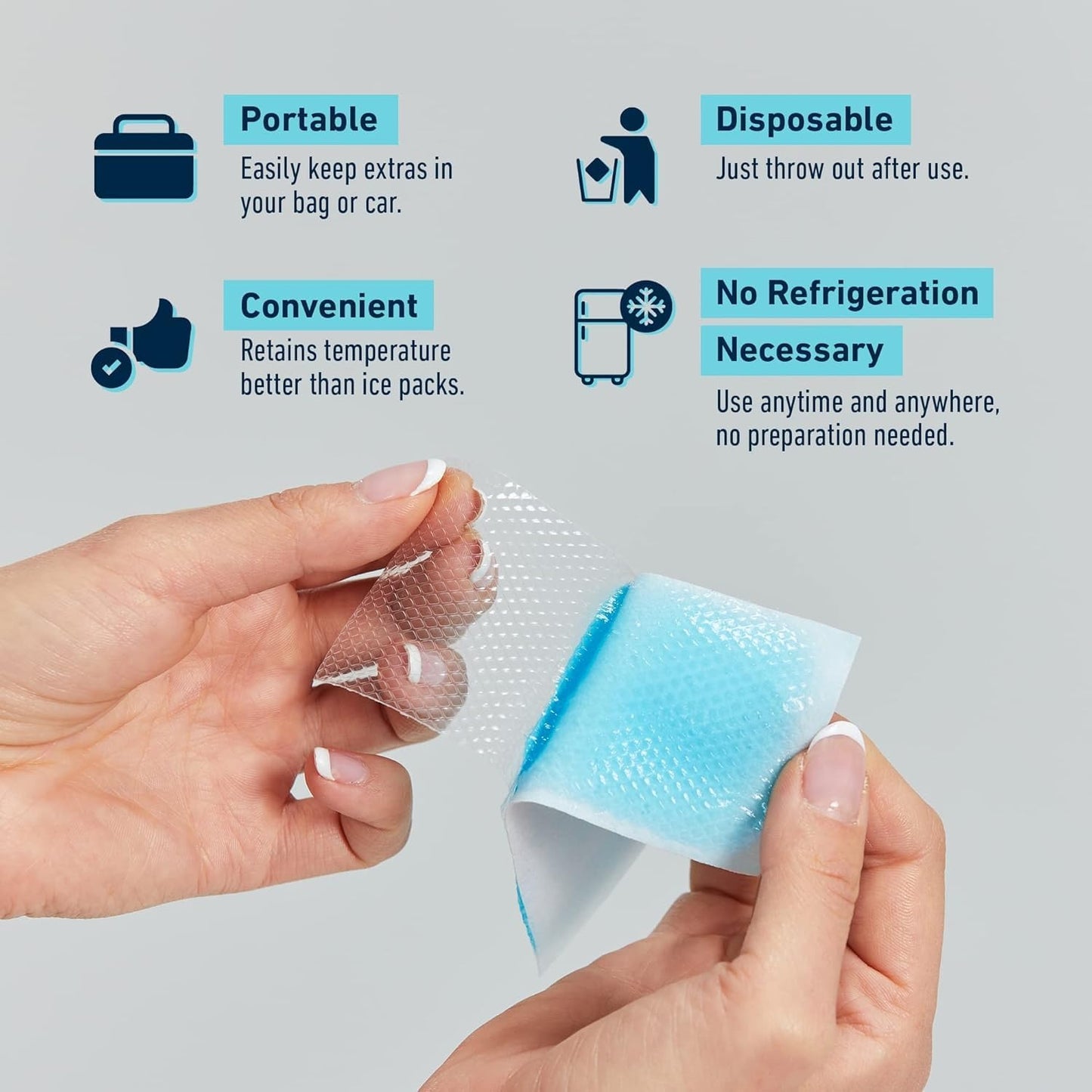 Migraine Cooling Headache Patch | Pack Of 6 Fever & Relaxation Strips