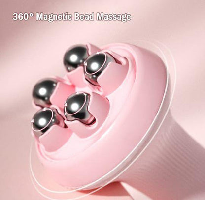 360 Roller Manual Hand Massager Handheld Massage Ball Full Body Pain Relief Neck Back Shoulder Leg And Foot (Random Color)