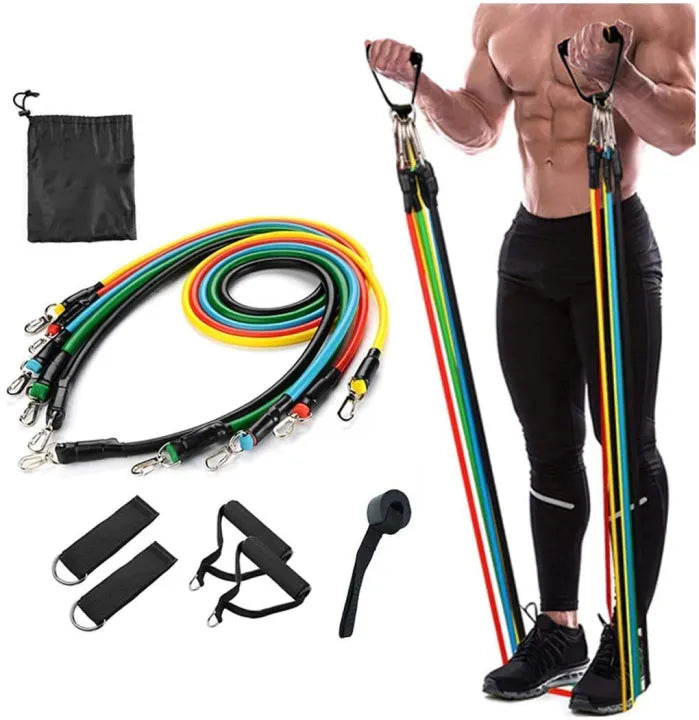 1 1 Piece Power Resistance Band Set Strength Training Yoga Sports Fitness Band Equipment for Men and Women