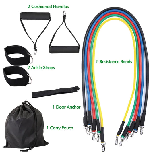 1 1 Piece Power Resistance Band Set Strength Training Yoga Sports Fitness Band Equipment for Men and Women