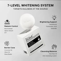Teashell Niacinamide Skin Brightening Soap - Cleansing Bar Formulated For Daily Skincare Routine And Bright Complexion - 100g