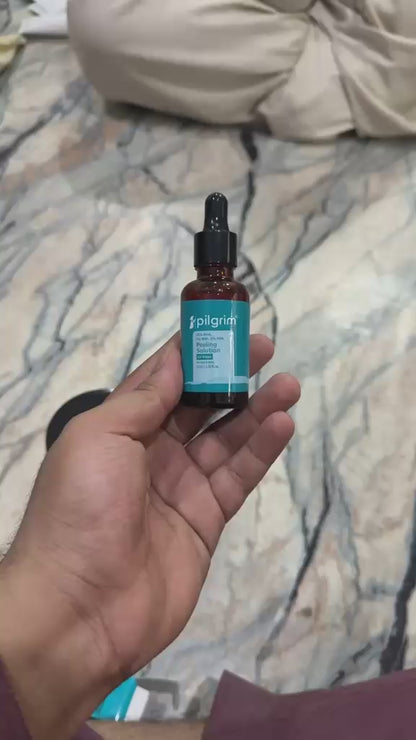 Pilgrim 25% AHA 2% BHA 5% PHA Peeling Solution Advanced Skin Exfoliating Serum - Skincare Product Designed For Exfoliation And Skin Routine - 30ML