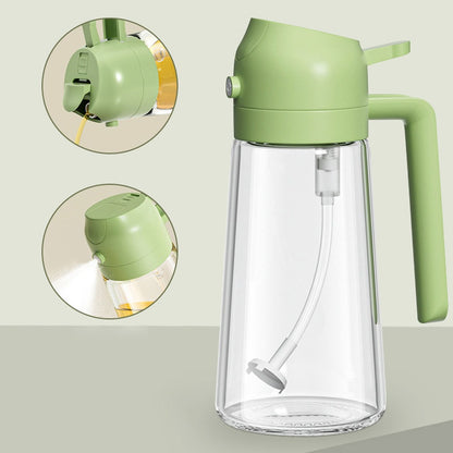 2-In-1 Oil Sprayer Bottle For Kitchen - Kitchen Accessory Designed For Cooking Oil Dispensing And Food Preparation Routine