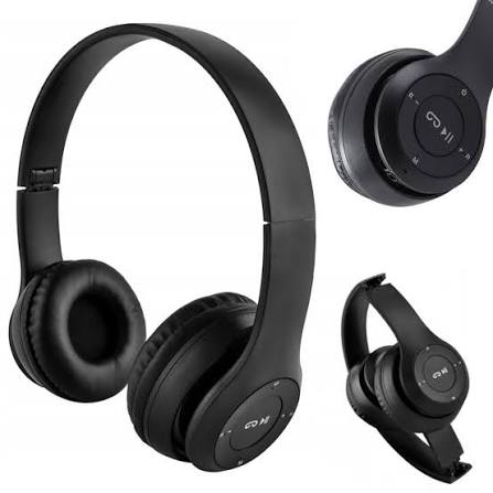 P47 Wireless High Quality Bluetooth Foldable Headset With Microphone FOR All cell phones and laptop used