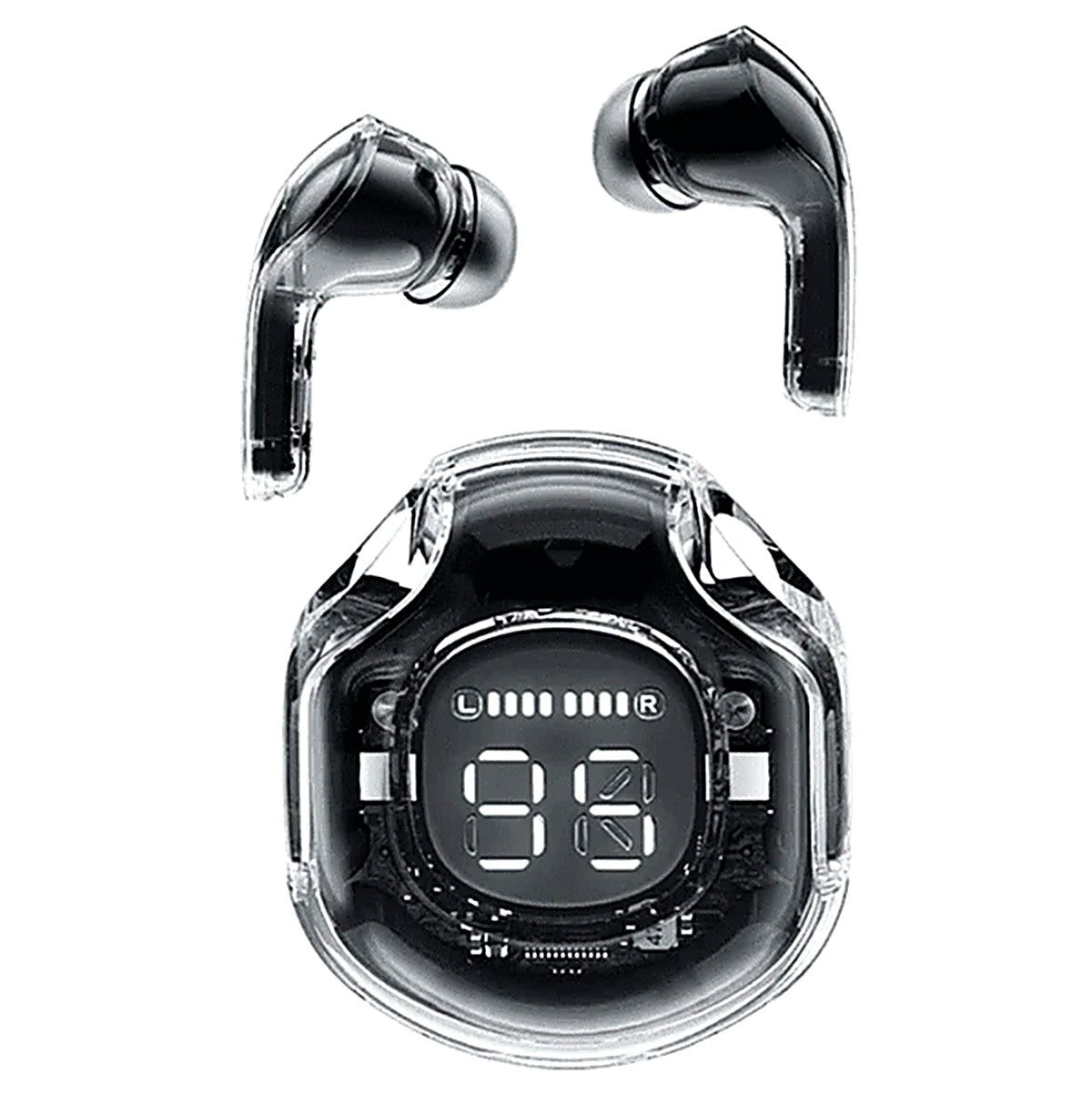 Air 39 Wireless Earbuds – Transparent Display, ENC Noise Cancellation & Bluetooth 5.3 Gaming Earbuds