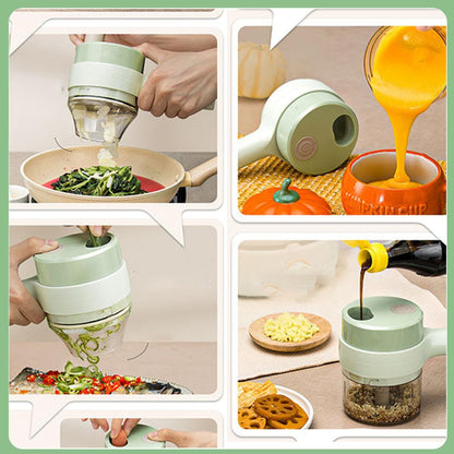 Electric Handheld Vegetable Cutter Slicer Multifunctional Food Chopper Compact Durable And Easy To Use Kitchen Tool