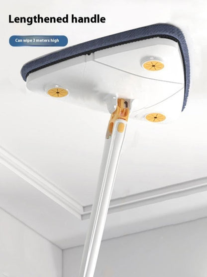 Royal's Triangle Shaped Microfiber Mop –Self-Wringing Floor Dust Mop