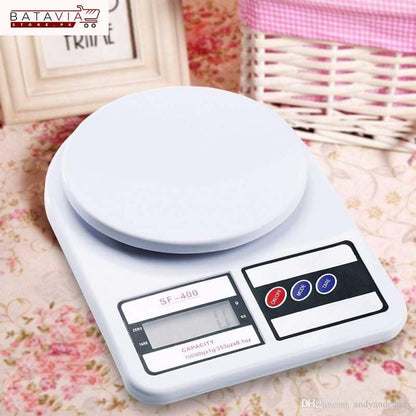 Kitchen Scale SF-400 Digital Electronic Weight Machine with Cell – Food & Grocery Measuring Scale upto 10 KG