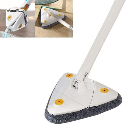Royal's Triangle Shaped Microfiber Mop –Self-Wringing Floor Dust Mop